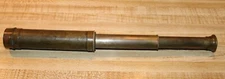 Vintage Hand Held Spyglass Telescope Brass Maritime Spyglass! 11.75 Inches Long!