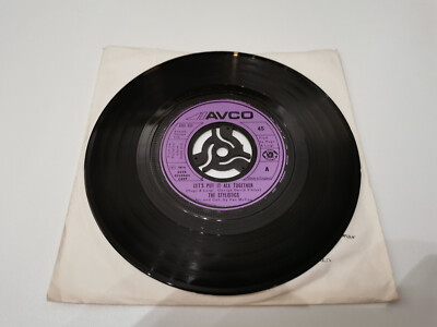 the stylistics lets put it all together 7'' vinyl record very good condition