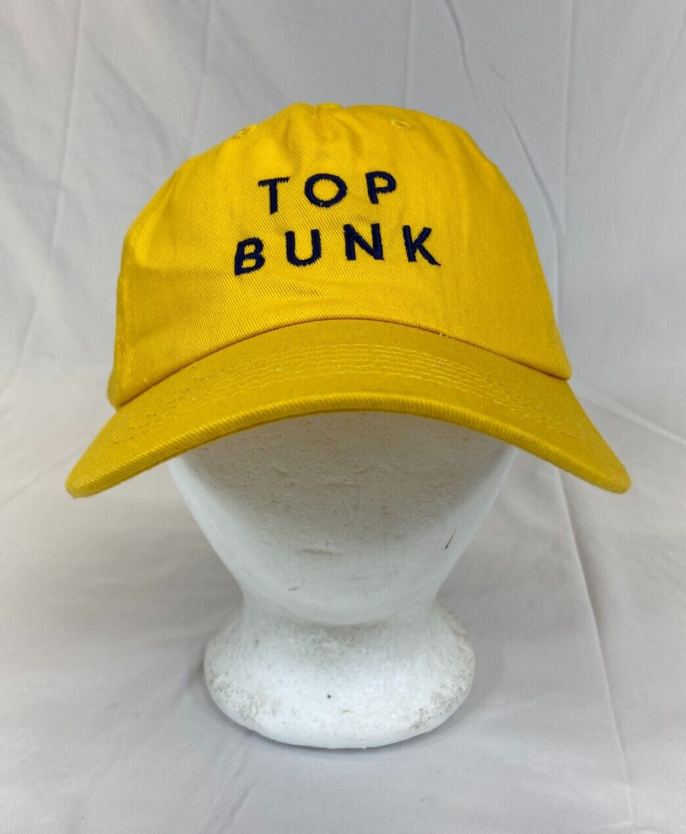 Camp Avantstay Top Bunk Baseball Cap Strapback Hat Yellow Canvas