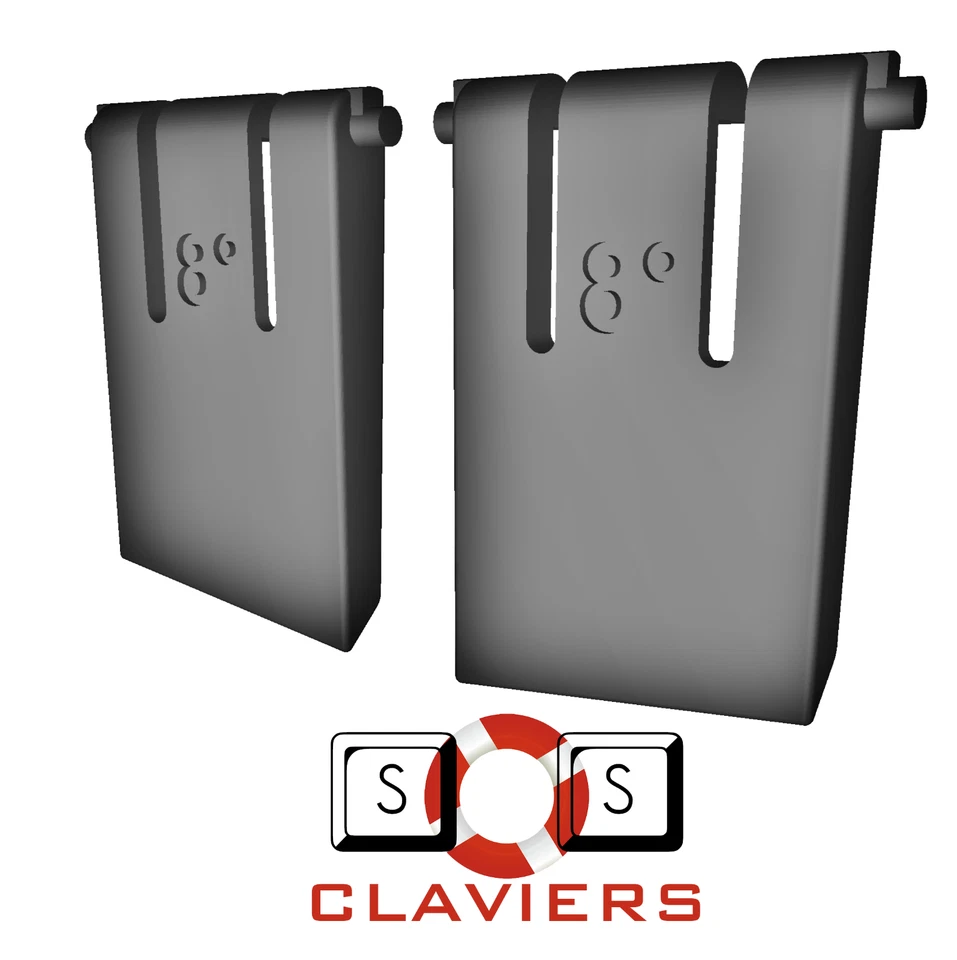 Logitech G613 Keyboard Spare Replacement Tilt Leg Stand Foot Feet Set - Image 2 of 4