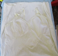 Shadowline Full Slip Dress 36 All Nylon - White w/Lace Lingerie - Vintage