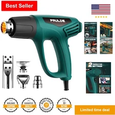 Rapid Heat Gun - Fast Heating, 6.5Ft Cord - Crafts, Shrink, Paint Removing