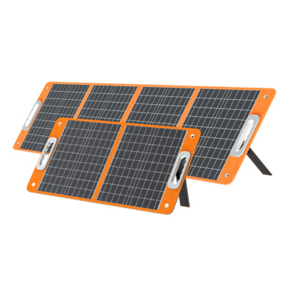 60W/100W 18V Foldable Solar Panel With QC3.0 USB/18V DC/Type-C Output for Camp