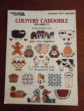 Country Caboodle Mini Series #1 Charted Cross Stitch | Leisure Arts 371 Cute PiG