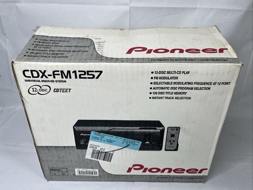 Vintage Pioneer Cdx-Fm1257 Universal Multi-Cd System - 12 Disc - Auto 2000 Nib