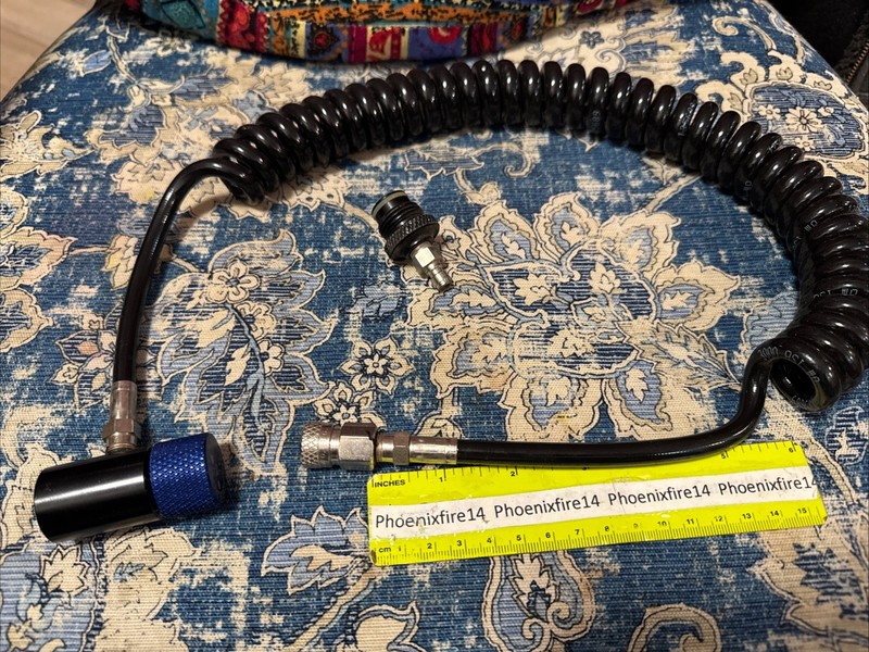 1 Used Pure Energy 3000psi Remote Line Hose Heavy Duty For Paintball Markers