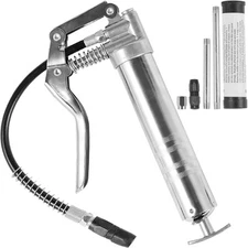 VEVOR Pistol Grip Grease Gun 3500PSI 4oz Heavy Duty Manual Grease Gun Flex Hose