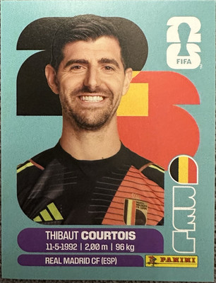 Panini FIFA World Cup 2026 Sport Trading Card BEL 2 Thibaut Courtois