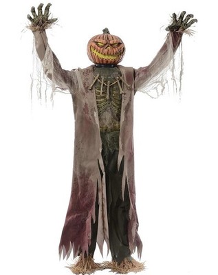 Spirit Halloween Corn Stalker Animatronic Life Size Light Up READ  