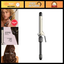 24K Gold 1.25" Curling Iron - Fast Heat, Soft Curls, Less Damage, Long-Lasting R