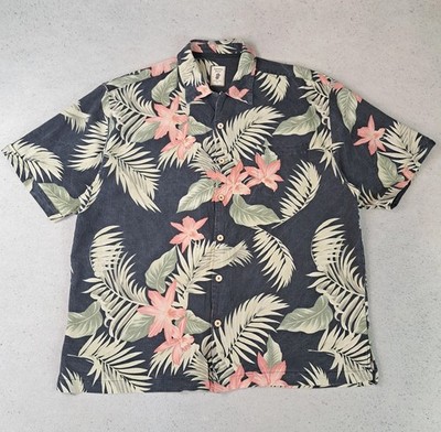 Hawaiihemd Jamaica Jaxx Shirt Blumenmuster 100% Seide Silk Multicolor XL