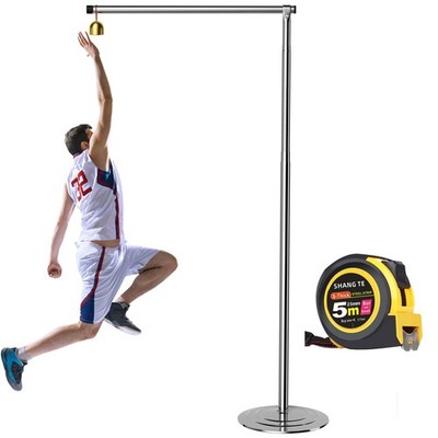 Floor Standing Vertical Jump Measurer, Adjustable Height Tester with Tape