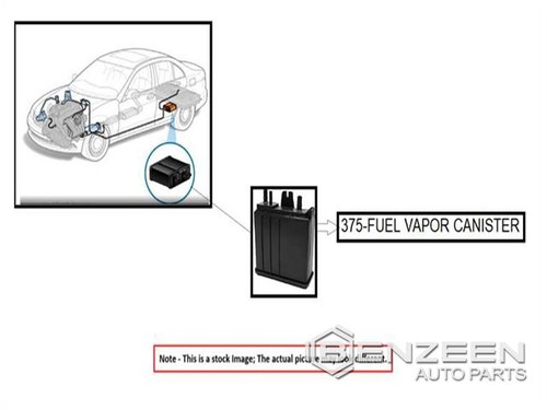 Maserati Ghibli S Q4 2014-2024 Evap canister Charcoal P/N 670030583 Photo - $100