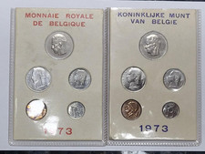 1973 BELGIUM 1973 Specimen FDC Uncirculated TWO SETS French and Dutch Legends