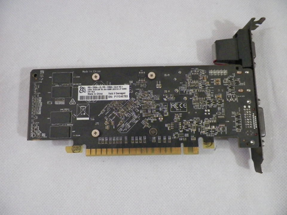 XFX Core Radeon R5 230 625M 2GB D3 LP Graphics Card R5-230A-CLH V2.A Tested - Image 2 of 3