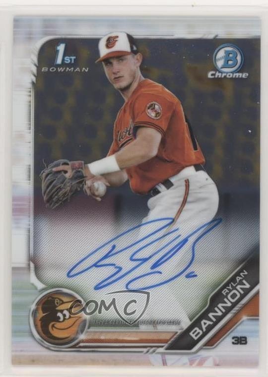 2019 Bowman Chrome Prospect Auto Rylan Bannon #CPA-RB Auto 7i2