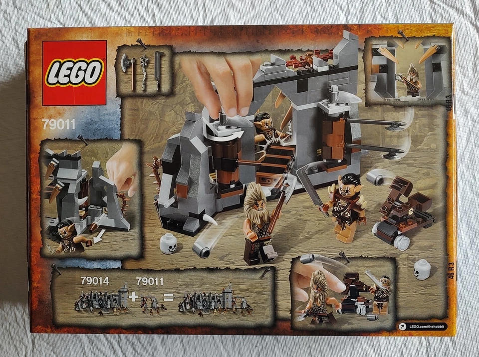 NEW Lego The HOBBIT 79011 Dol Guldur Ambush. Beorn. Orcs. (3) figures. MISB - Image 2 of 4