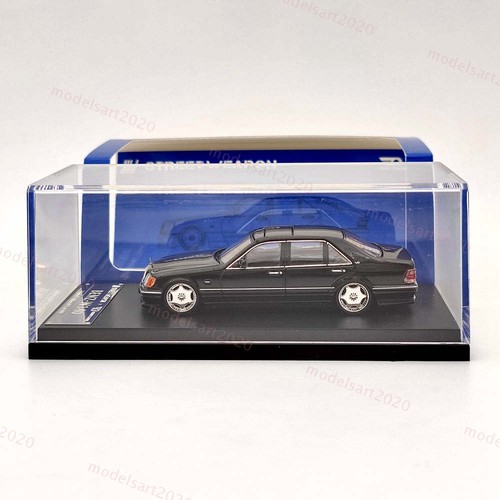 1/64 Street Weapon Benz W140 S600 Black Limited 499 Diecast Model Car Collection - Picture 2 of 10