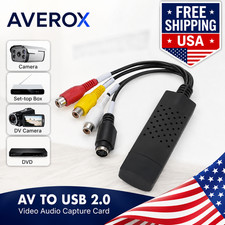 USB 2.0 Audio Video VHS to DVD VCR PC HDD Converter Adapter Digital Capture Card