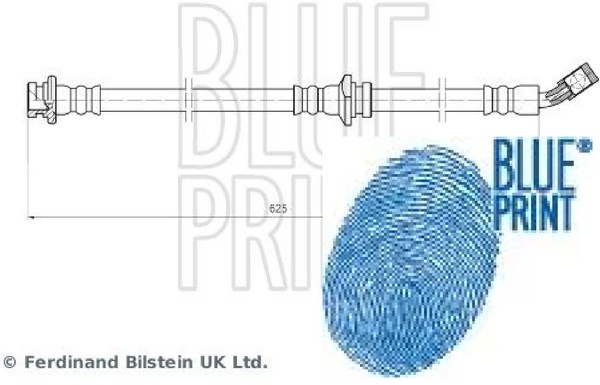 Blue Print ADBP530043 Bremsschlauch Vorderachse Vorne FüR Nissan-image