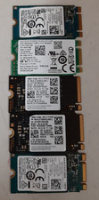 Mixed lot of 5 NVME Size 2242 128GB SSD Various Brands SAMSUNG TOSHIBA UNION
