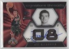 2008-09 SP Rookie Threads Signature 26/599 Joe Alexander #69 Auto 4at
