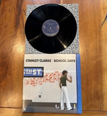 Stanley Clarke    School Days VINYL LP 1976 NE 439 JAZZ FUNK VG+ / NM-