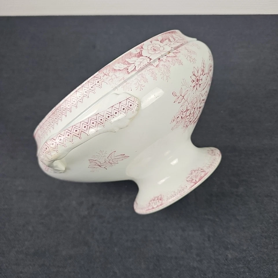 Bas De Soupière Jardinière De Saint Amand Hamage Terre De Fer 1900s - Photo 3/4