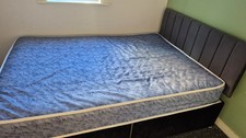 Double Divan Bed with mattress..No Draws