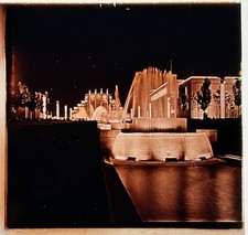 BELGIQUE Bruxelles Ausstellung Universelle Von 1935 Foto Stereo Glas Vintage §3