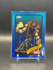 2025 Topps Chrome Marvel GORGON #195 Blue Refractor (017) /299 RAW