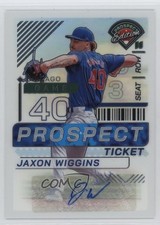 2024 Panini Prospect Edition Holo Signatures Jaxon Wiggins #17 Auto 1g1q