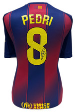 PEDRI SIGNED FC BARCELONA 2025/26 FOOTBALL SHIRT SEE PROOF + COA SPAIN ESPANA