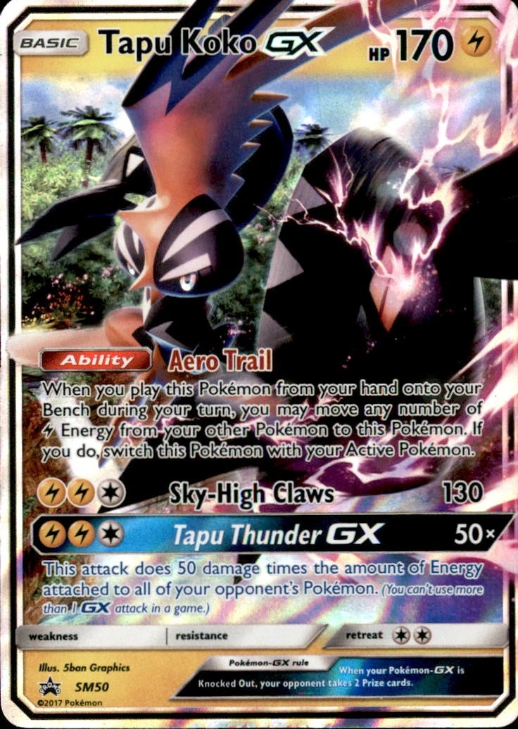 pokemon tapu koko gx card Pokémon TCG Cards for sale This is of the Secret Rare rarity. Tapu Koko GX Shiny Holo