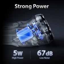 Men Electric Shaver Pop-up Trimmer Rotary Razor Beard Shaving Rechargeable 16