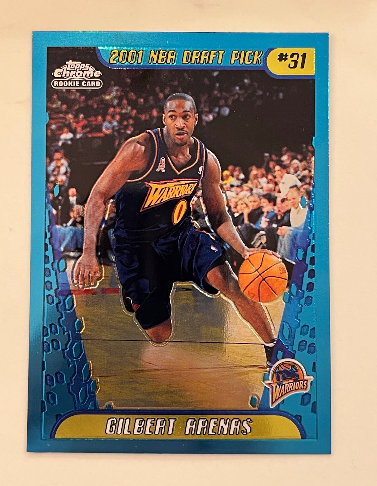 2001-02 Topps Chrome Gilbert Arenas #157 NBA Draft Pick #31