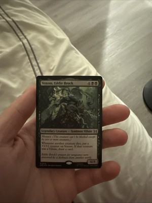 Venom, Eddie Brock Magic The Gathering Spider-Man  Foil #12 NM
