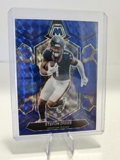 Panini 2024 Mosaic Stefon Diggs Houston Texans Blue Mosaic Prizm #87 /99 NFL