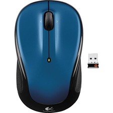 Logitech - M325 Wireless Optical Compact Mouse w/ Unifying Receiver - Blue