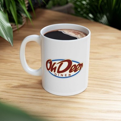 Oh Deer Diner Mug | Alan Wake Mug | Alan Wake Merch | Bright Falls Large