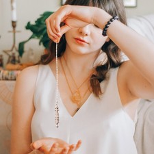 Meditation Ornament Metal Pendulum Pendant Hanging Decoration for Room Decor