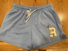 Ryoko Rain Men’s Mesh Shorts Light Blue Size Medium