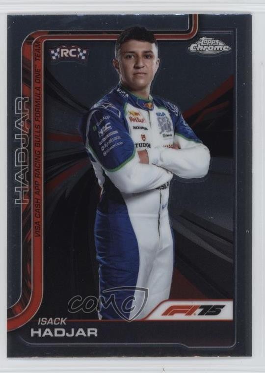 2025 Topps Chrome Formula 1 F1 Drivers Isack Hadjar #12 1sm4