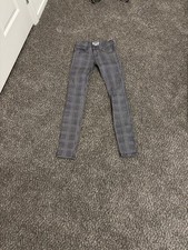 Tripp nyc Daang Goodman vintage goth skater pants size 0 plaid low waist grunge