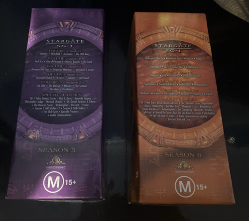 Stargate DVD SG-1 Season 5-6 Complete Boxed Sets Region 4 - Picture 2 of 4