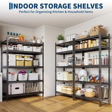 Adjustable Storage Shelves 2 Pack Garage Shelving 2200 LBS 36"x16"x72"