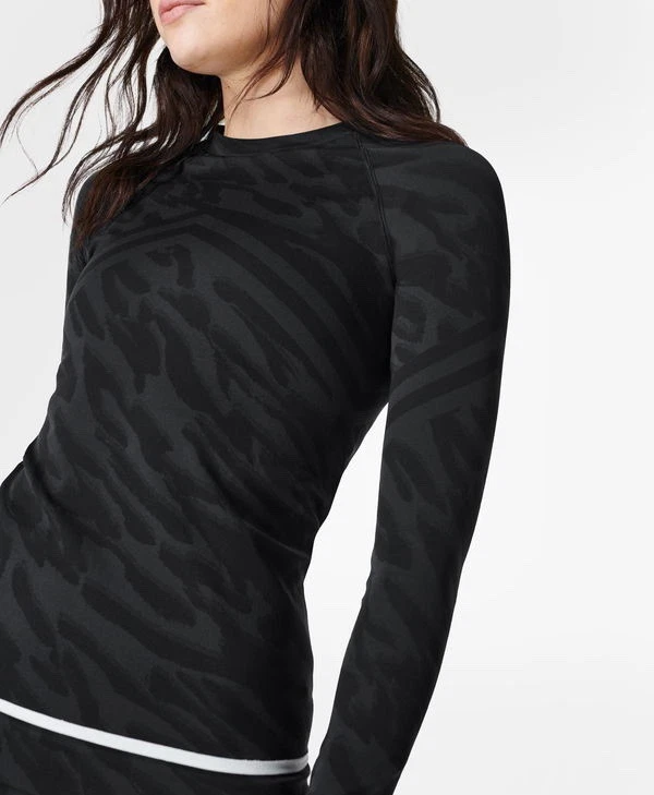 Sweaty Betty Ski Thermal Long Sleeve Base Layer Top Large New
