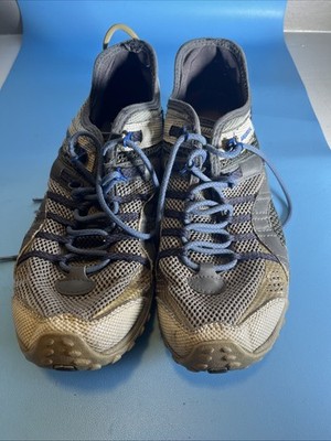 Merrell Continuum Women Blue & Gray Trail Running Shoe Approx Size 9
