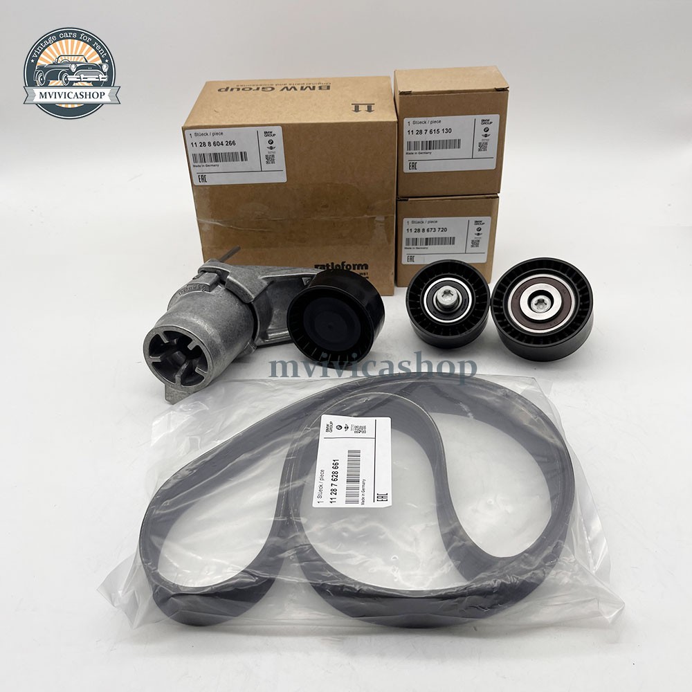 Drive Belt Tensioner Idler Pulley Kit 11288604266 For BMW 335i 535i X3 X4 X5 X6