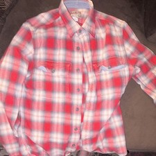 Gap Jeans Mens Plaid Flannel Button-Up Shirt ...
